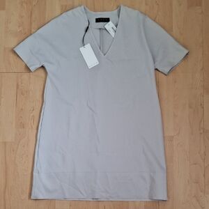 SHAN Light Gray Mini Dress